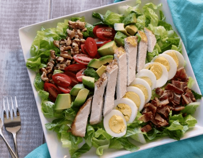 high protein dilution salad