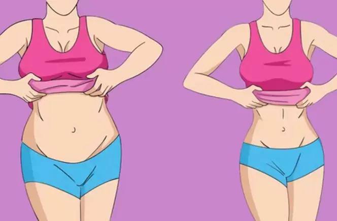 The result of weight loss in a Japanese diet