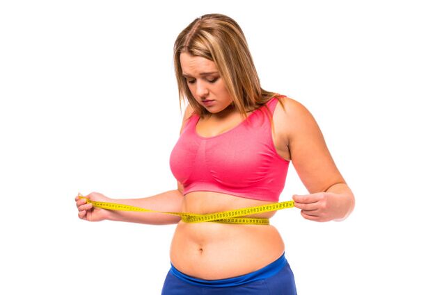 Fast diets did not free the girl from body fat