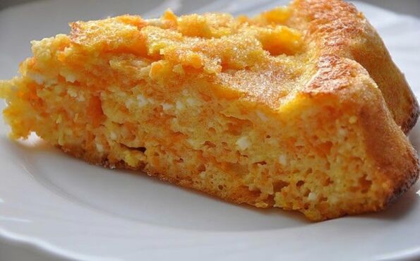 Carrot casserole - a delicious dessert for weight loss in the Maggi diet